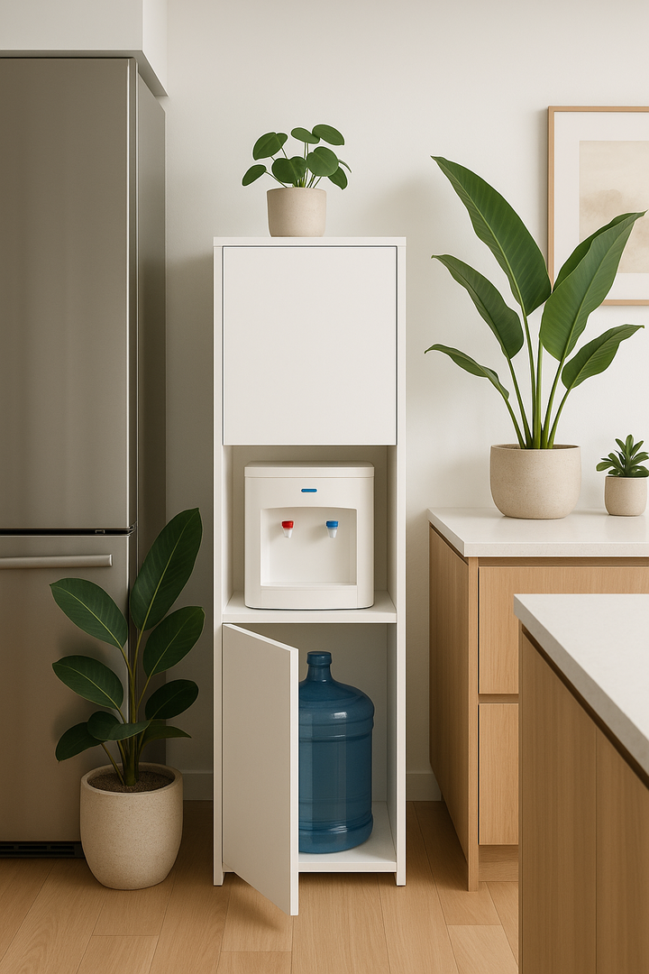 Mueble Porta Dispenser Oculta Bidon Agua 160x40x35 Cm